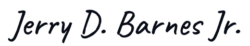 Signature of Jerry D. Barnes Jr.